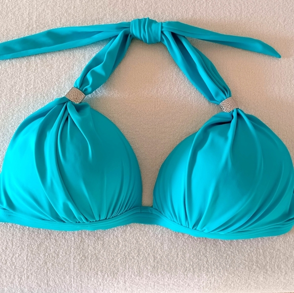 Venus Goddess Push Up Halter Bikini Top, Size 34G/36DDD - Picture 1 of 14